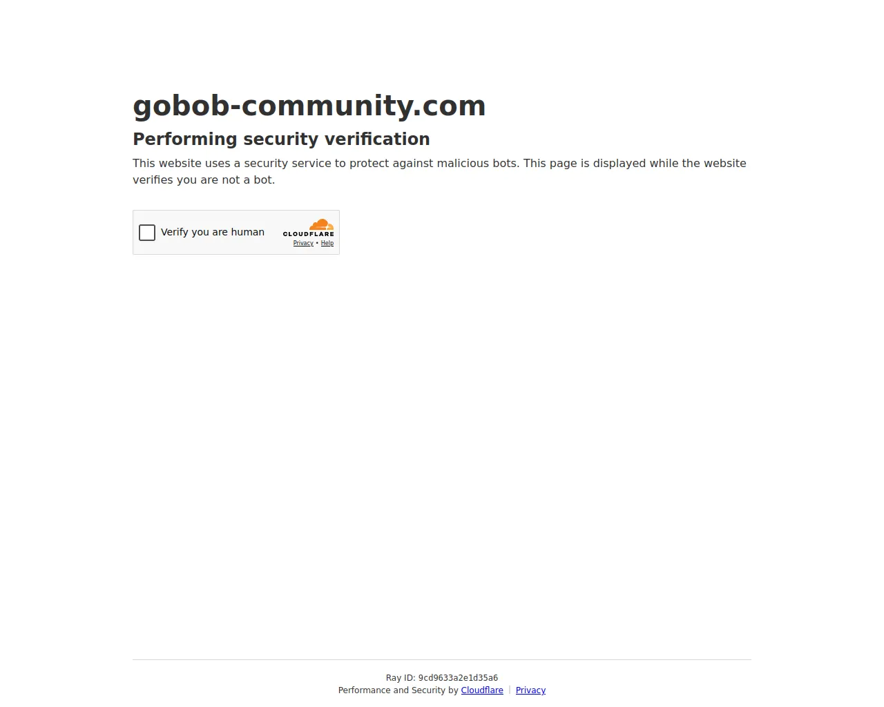 Screenshot of gobob-community.com