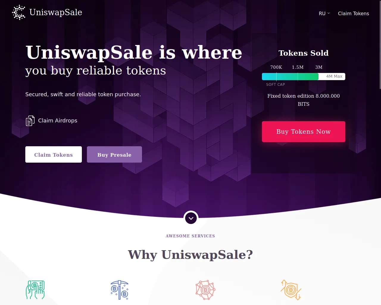 Screenshot of uniswapsale-io.pages.dev