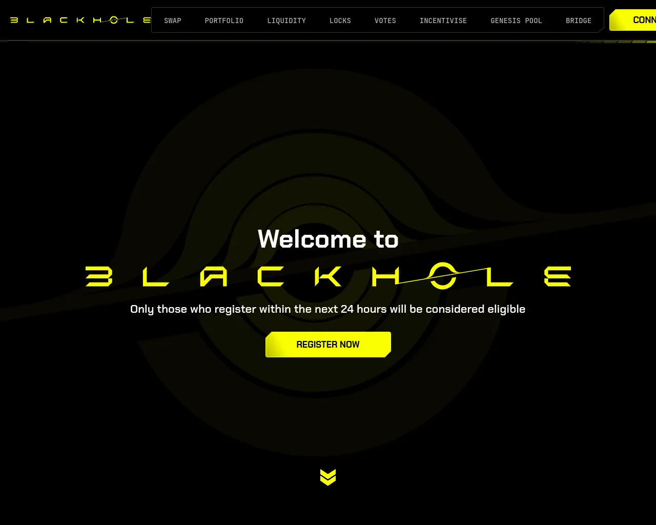 Screenshot of register-blackhole.xyz