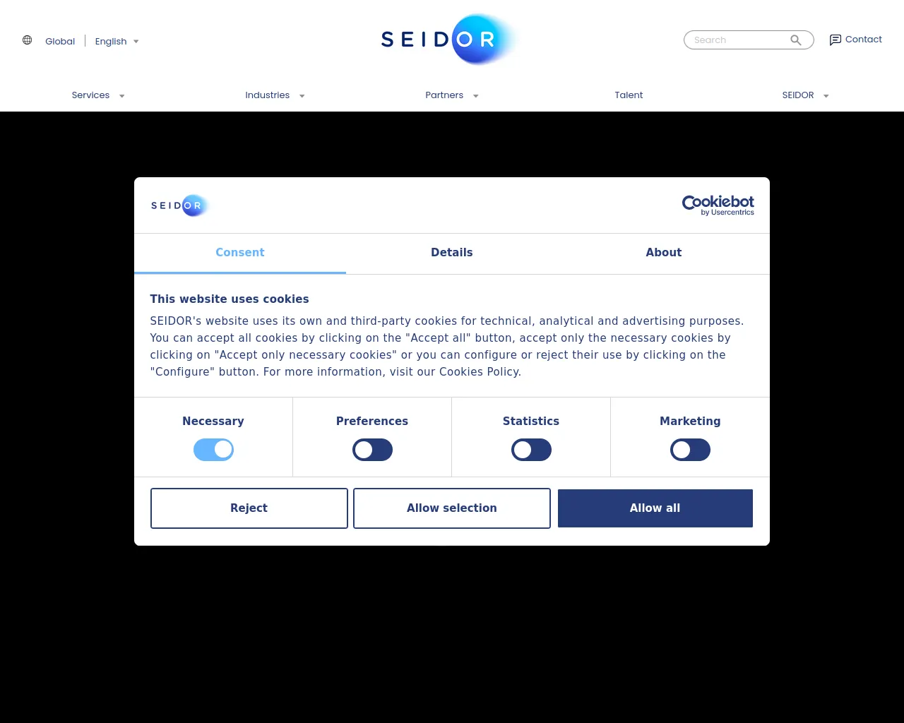 Screenshot of seidorus.com