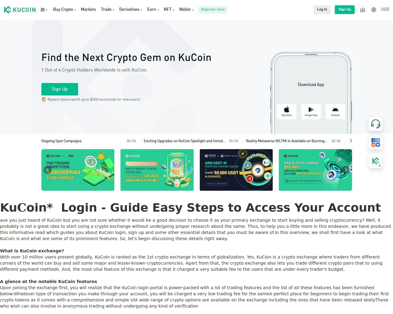 Screenshot of kuconlgen.webflow.io