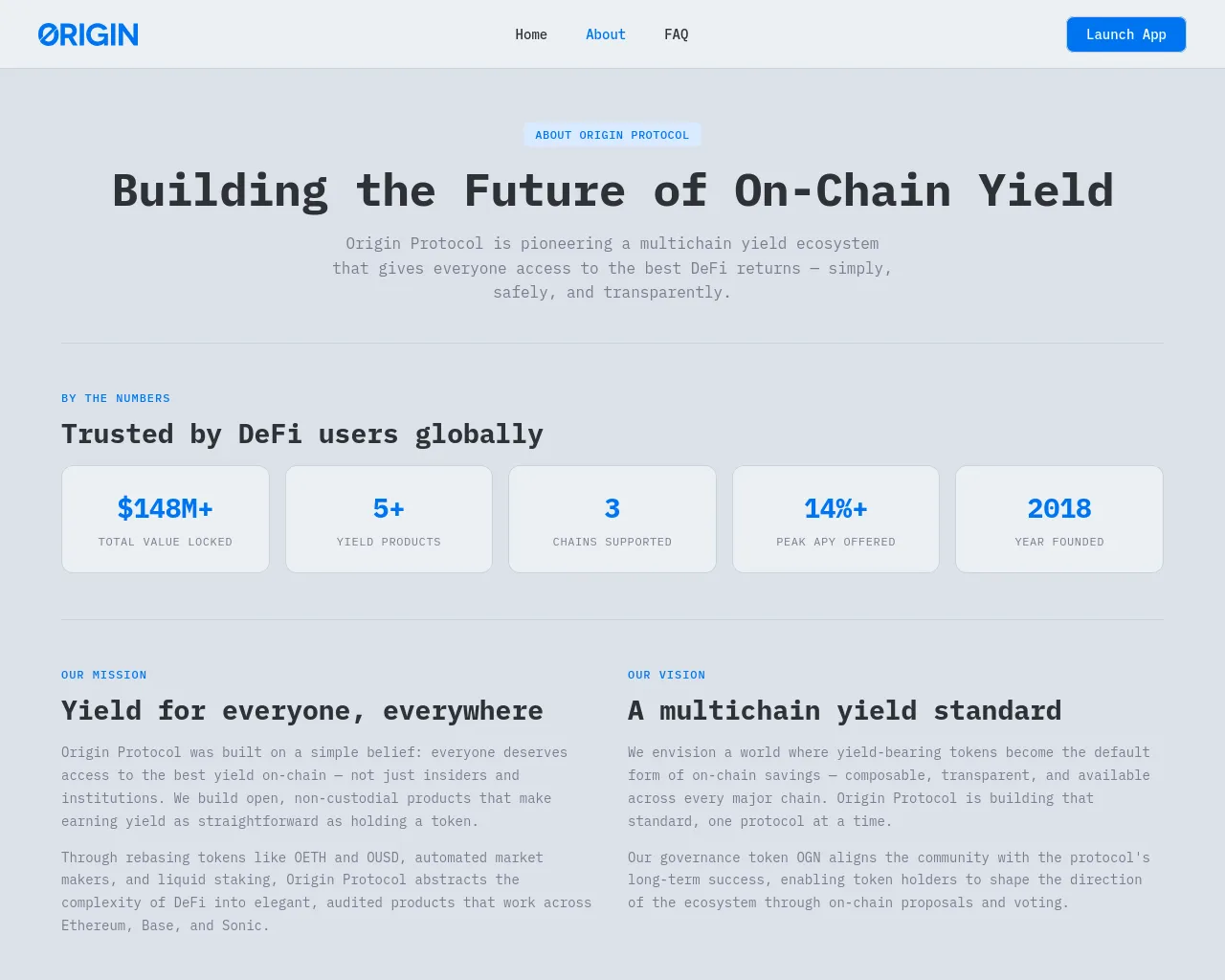 Screenshot of origin-protocol.org
