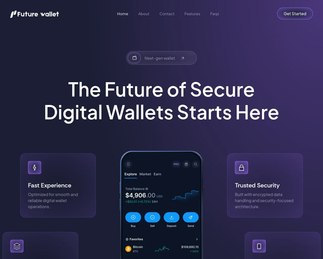 Screenshot of future-wallet.net