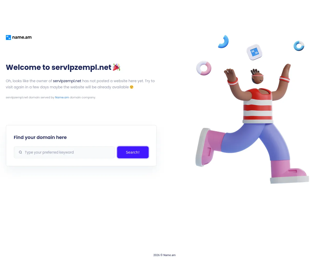 Screenshot of servlpzempl.net