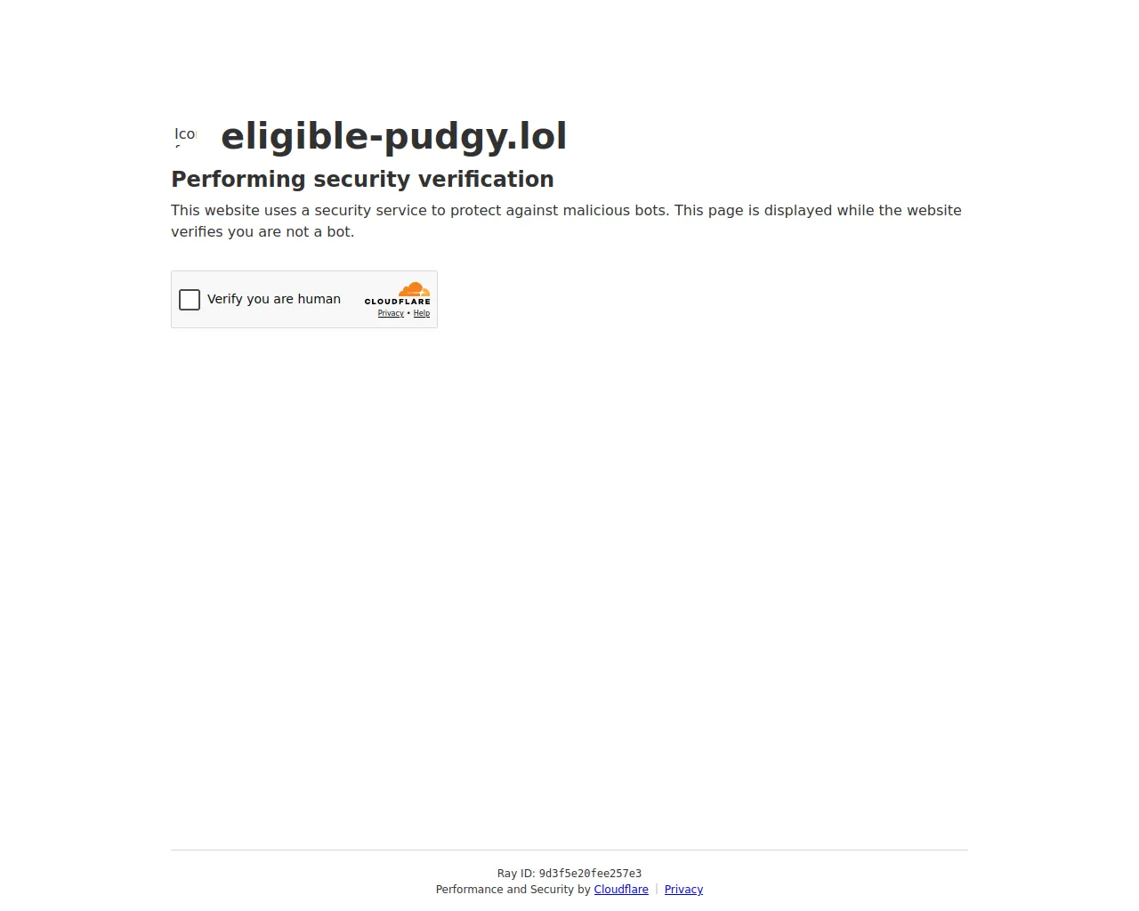 Screenshot of eligible-pudgy.lol