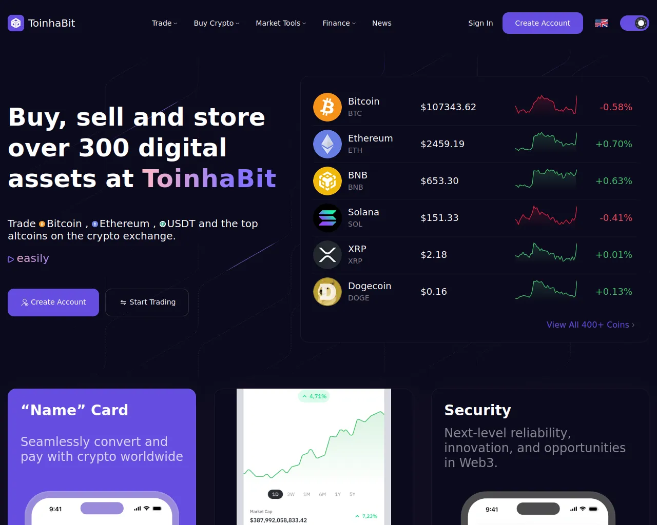 Screenshot of toinhabit.com