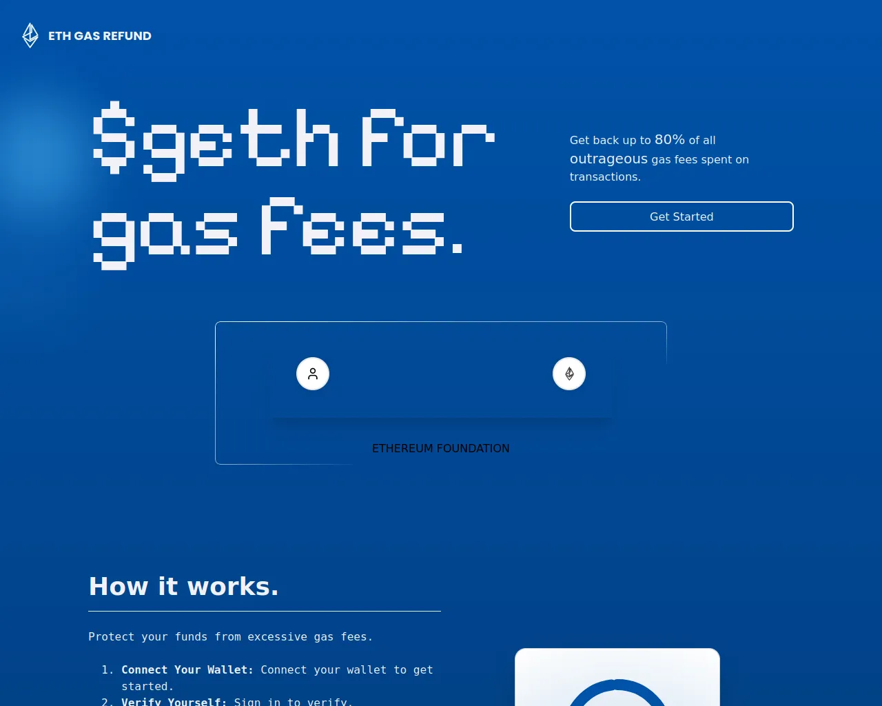 Screenshot of ethergas-claim.com