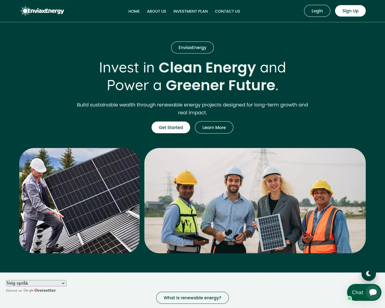 Screenshot of enviaxenergyltd.org