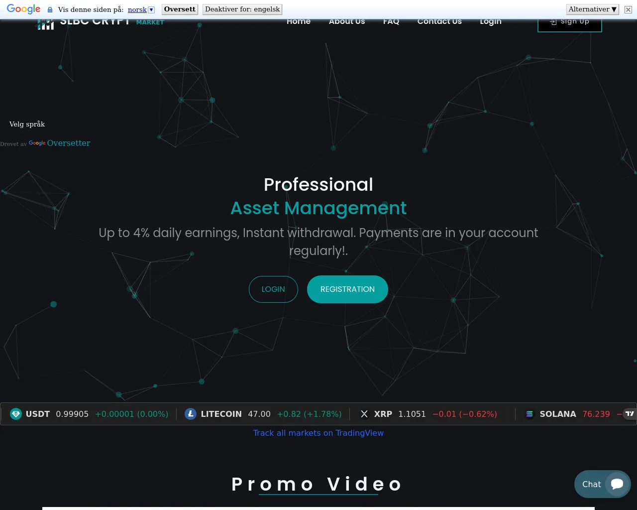 Screenshot of slbccrptomrk.com