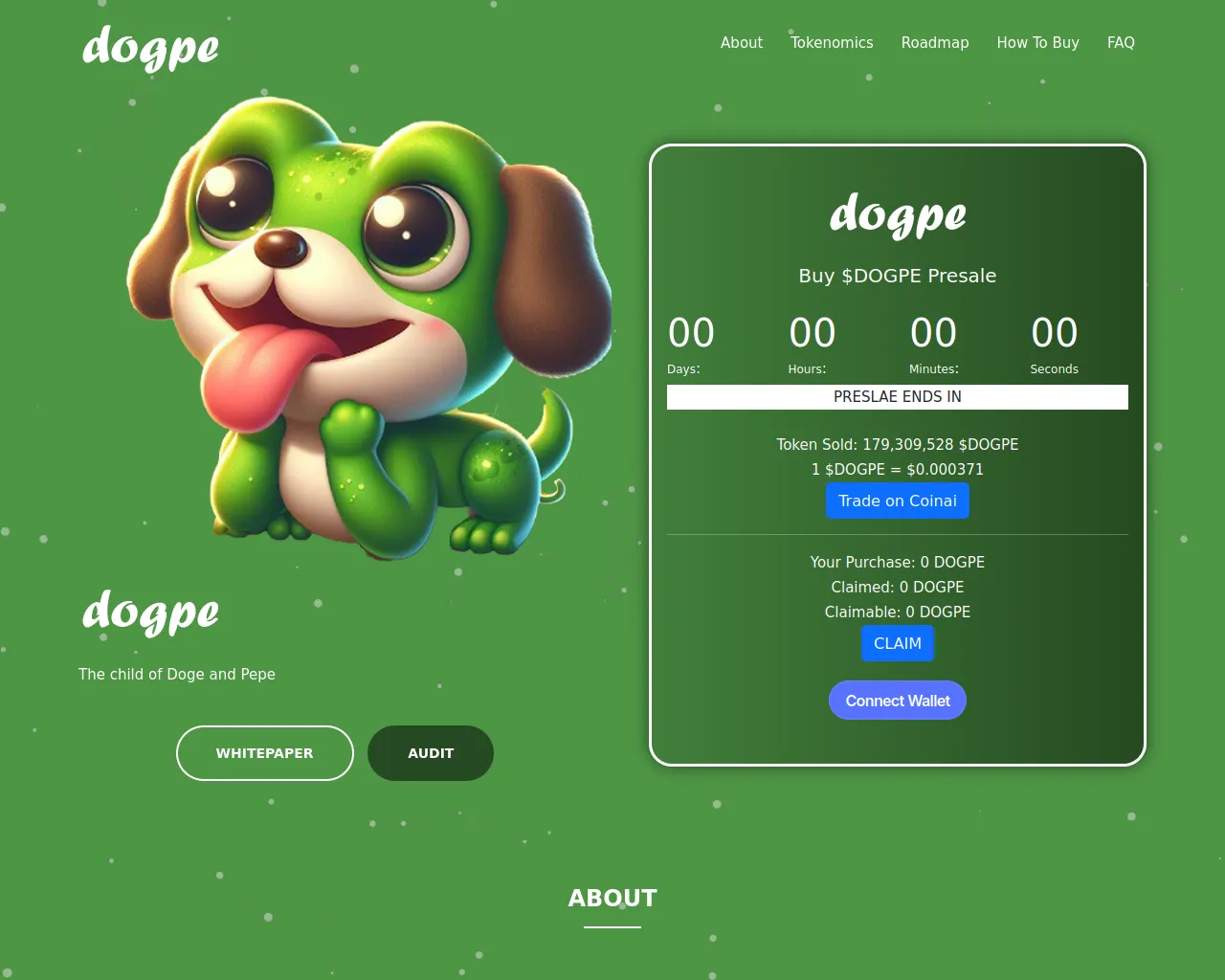 Screenshot of dogpe.xyz