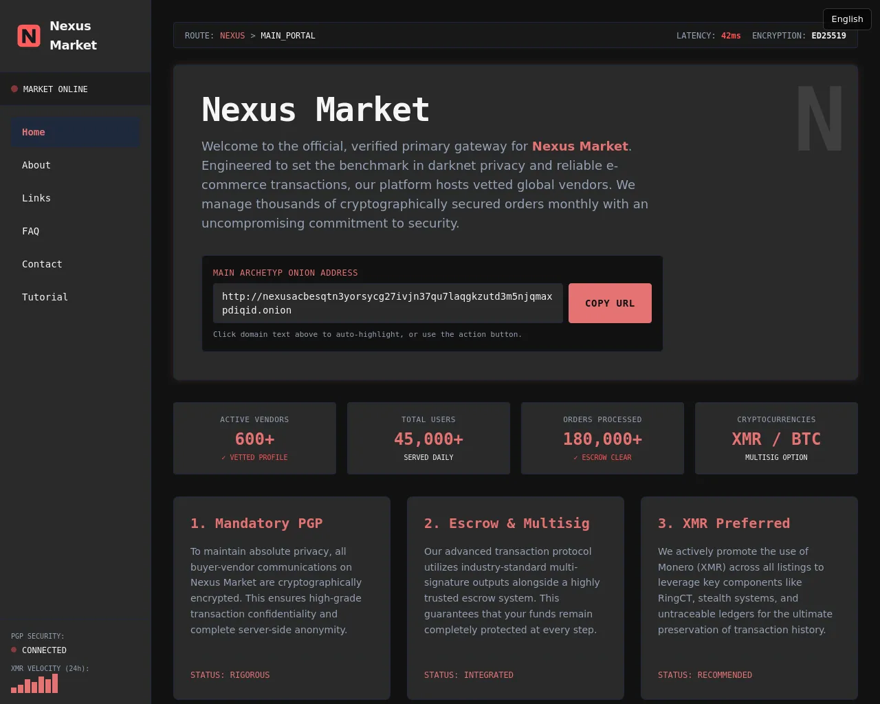 Screenshot of nexus-info.xyz