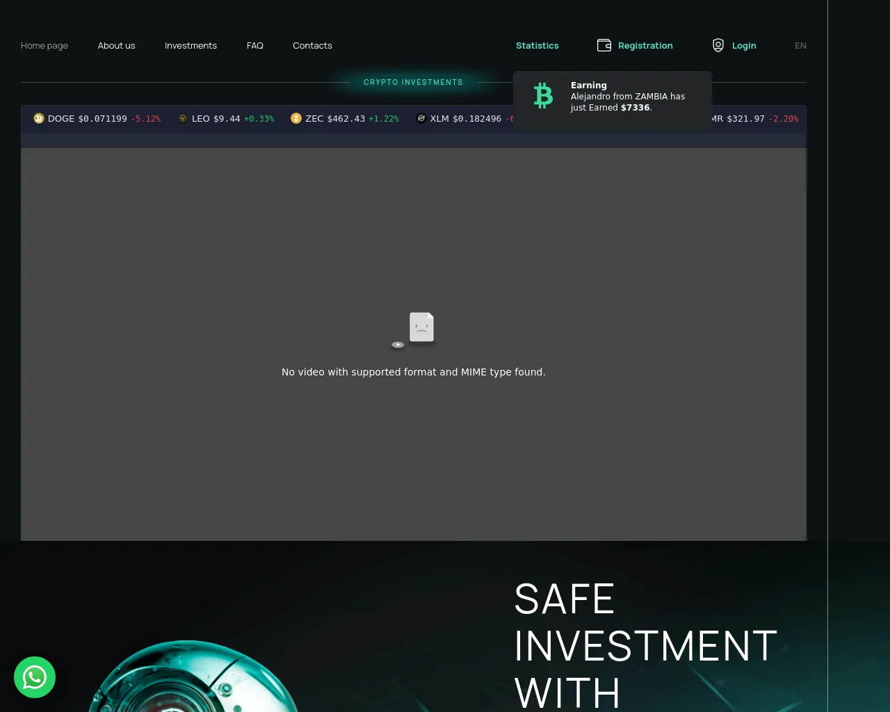 Screenshot of webtaxmarket.live