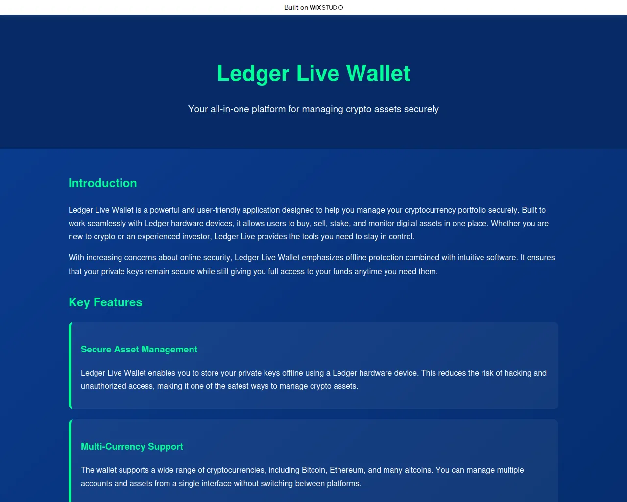 Screenshot of appledgify-live.wixstudio.com