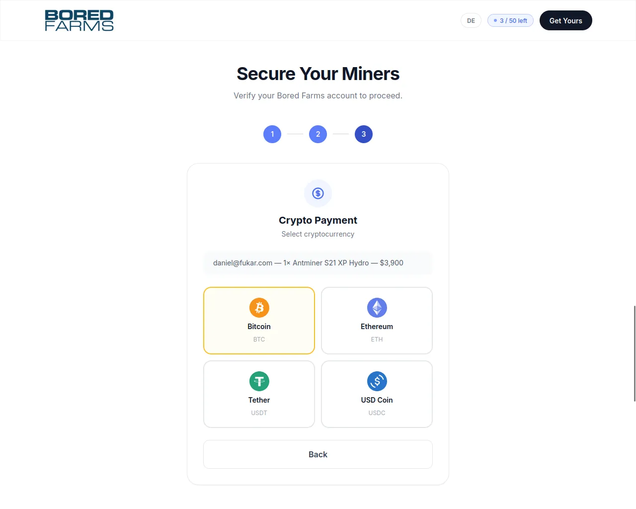 Screenshot of bored-farm.com