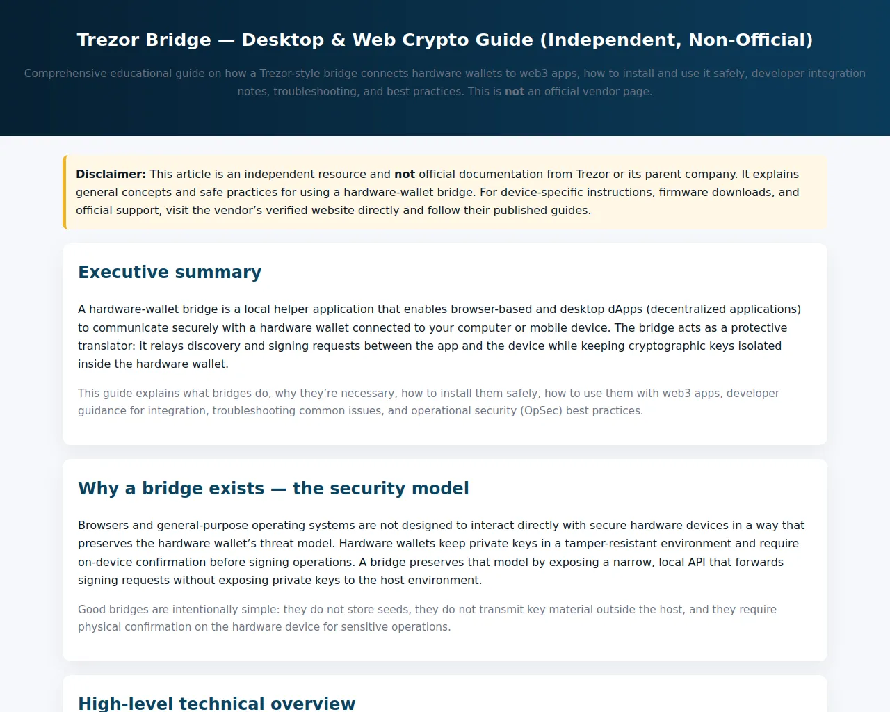 Screenshot of io-briedge-trzr-faq.pages.dev