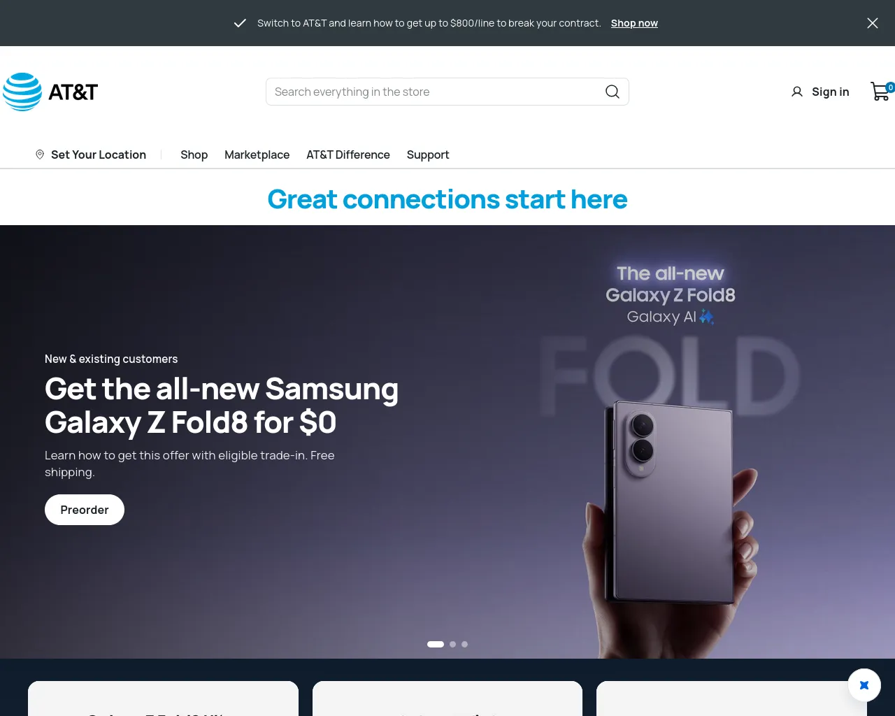 Screenshot of att.b2cdemostore.com