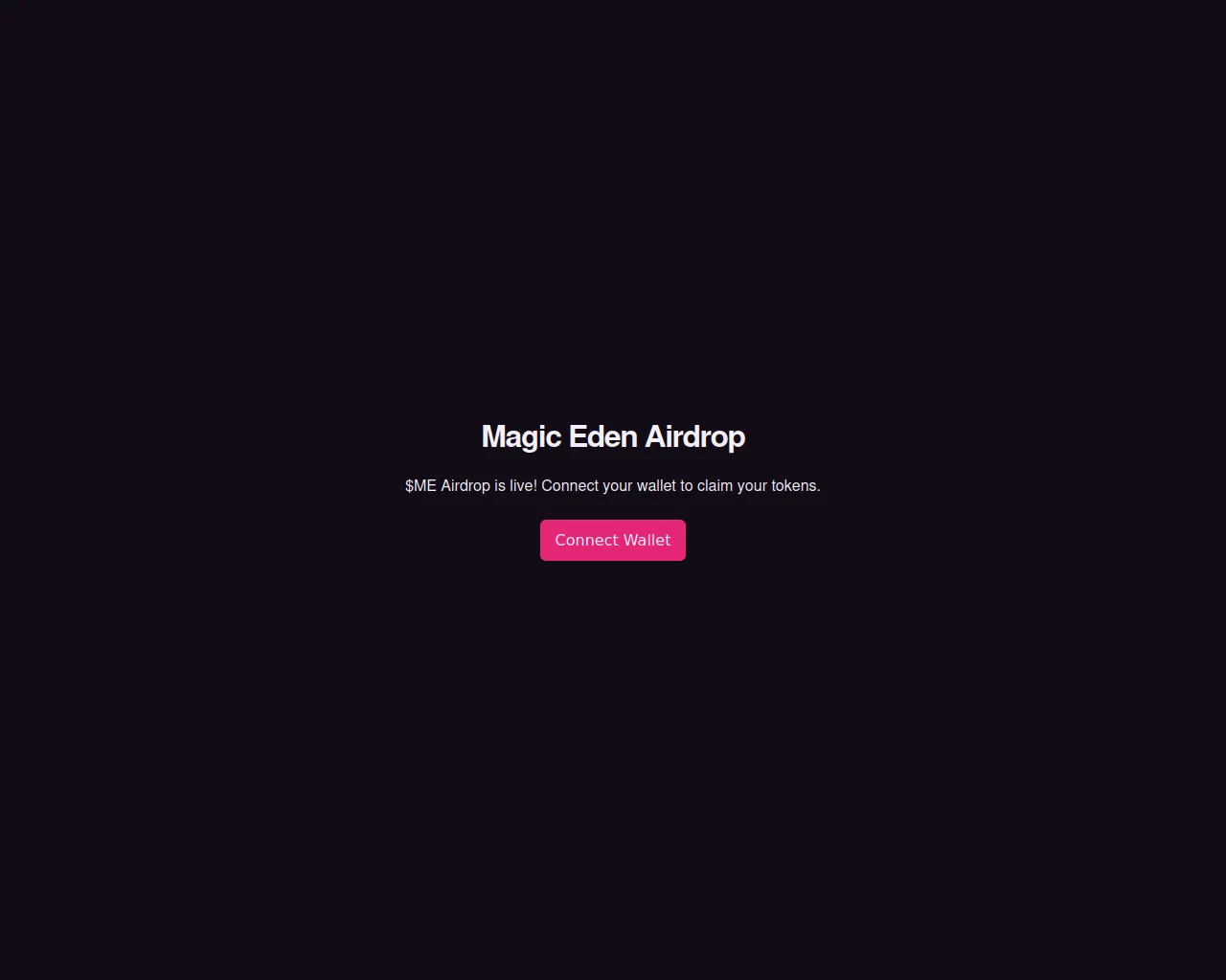 Screenshot of airdrop-magiceden.com