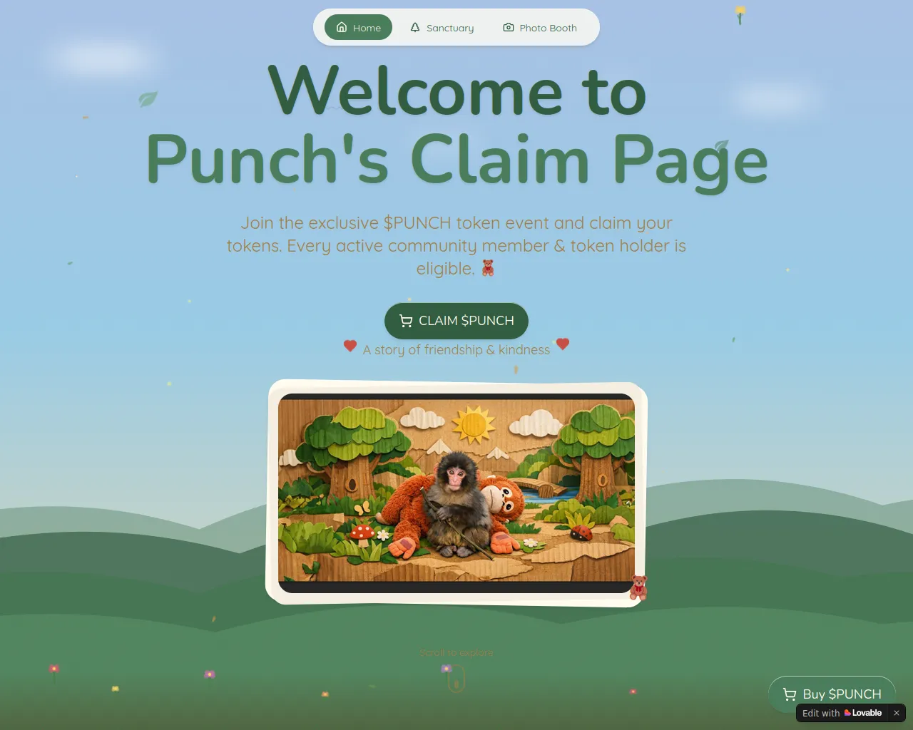 Screenshot of punchonsoi.fun