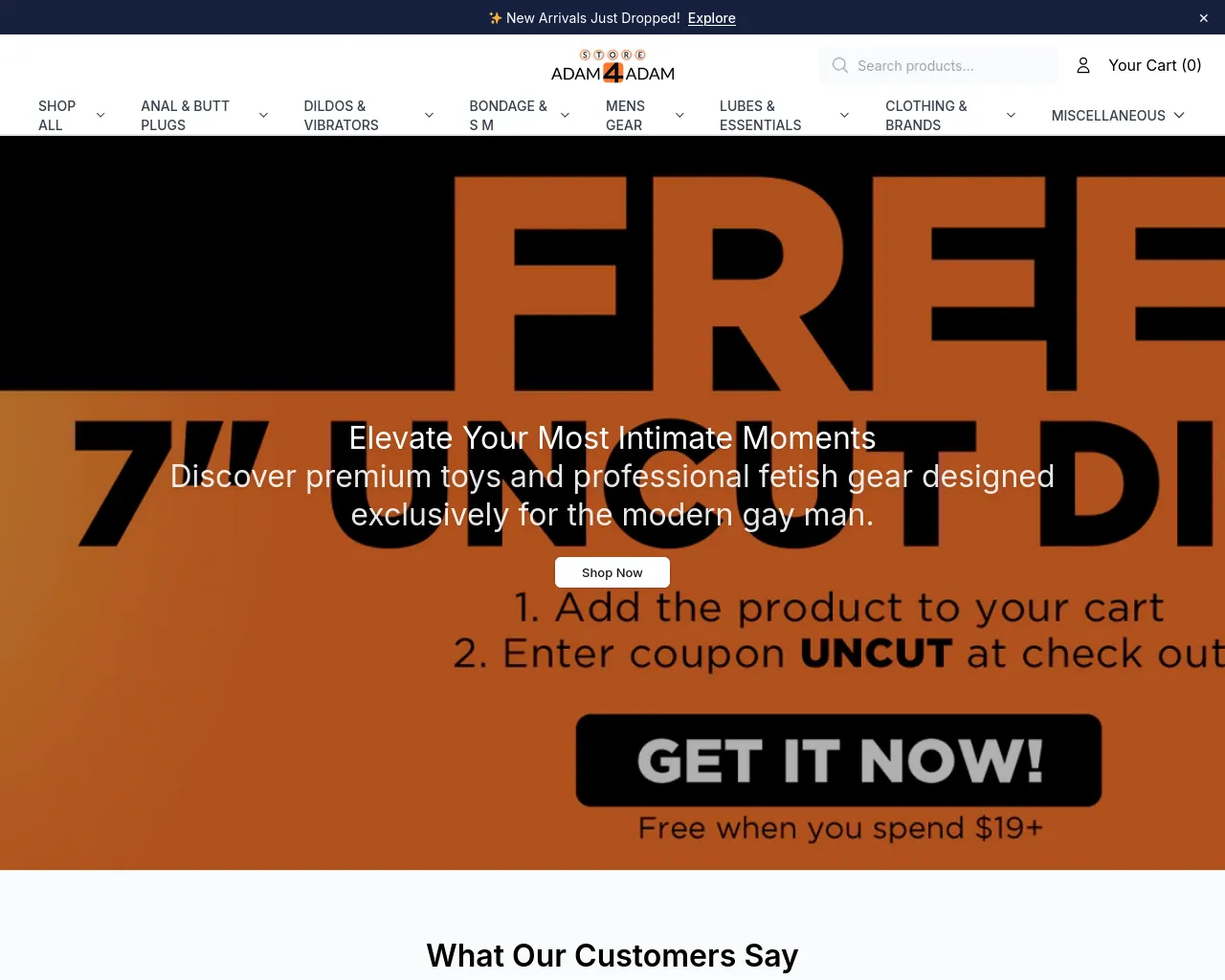 Screenshot of adam4adamonline.shop