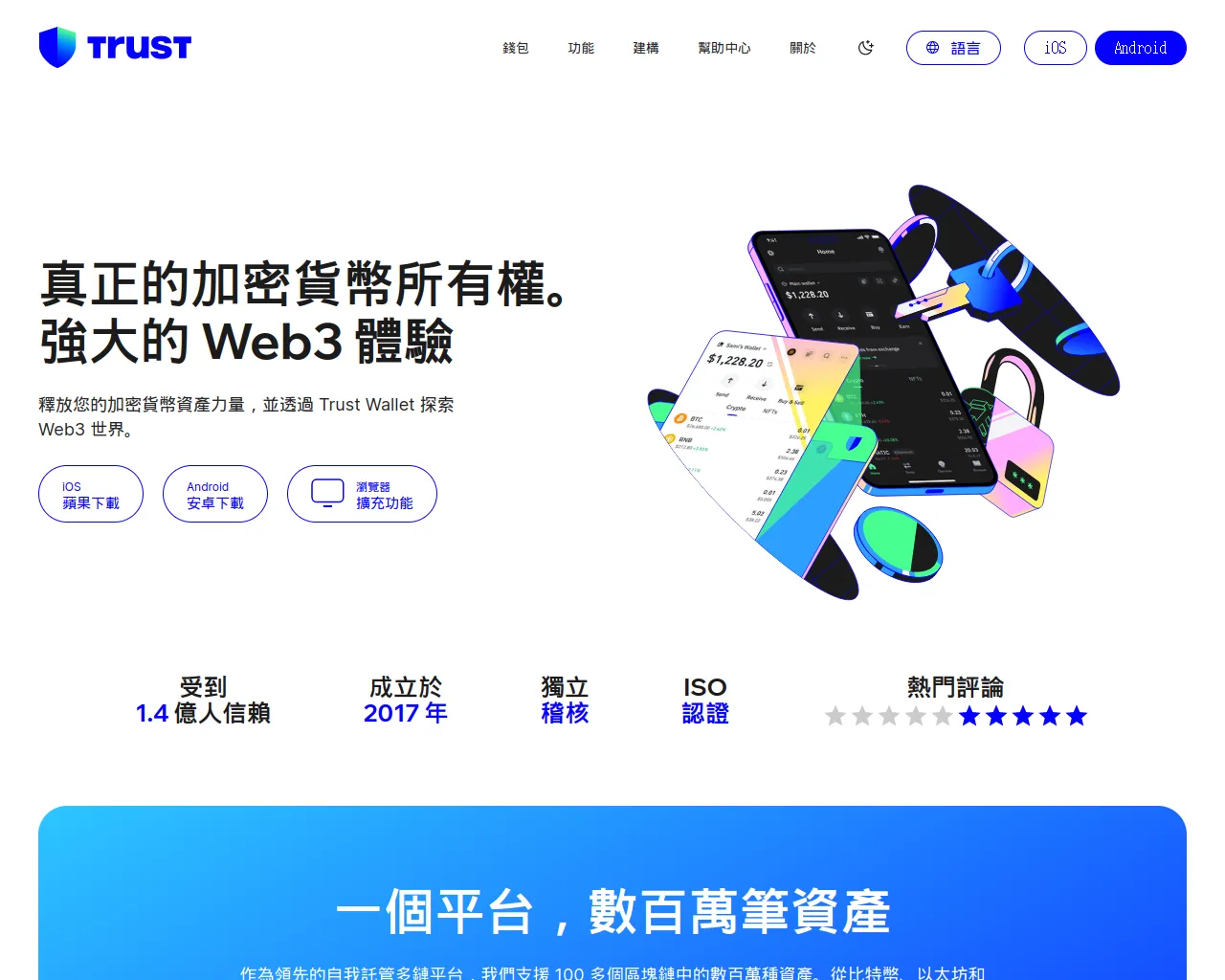 Screenshot of hongkong-trustwallet.com