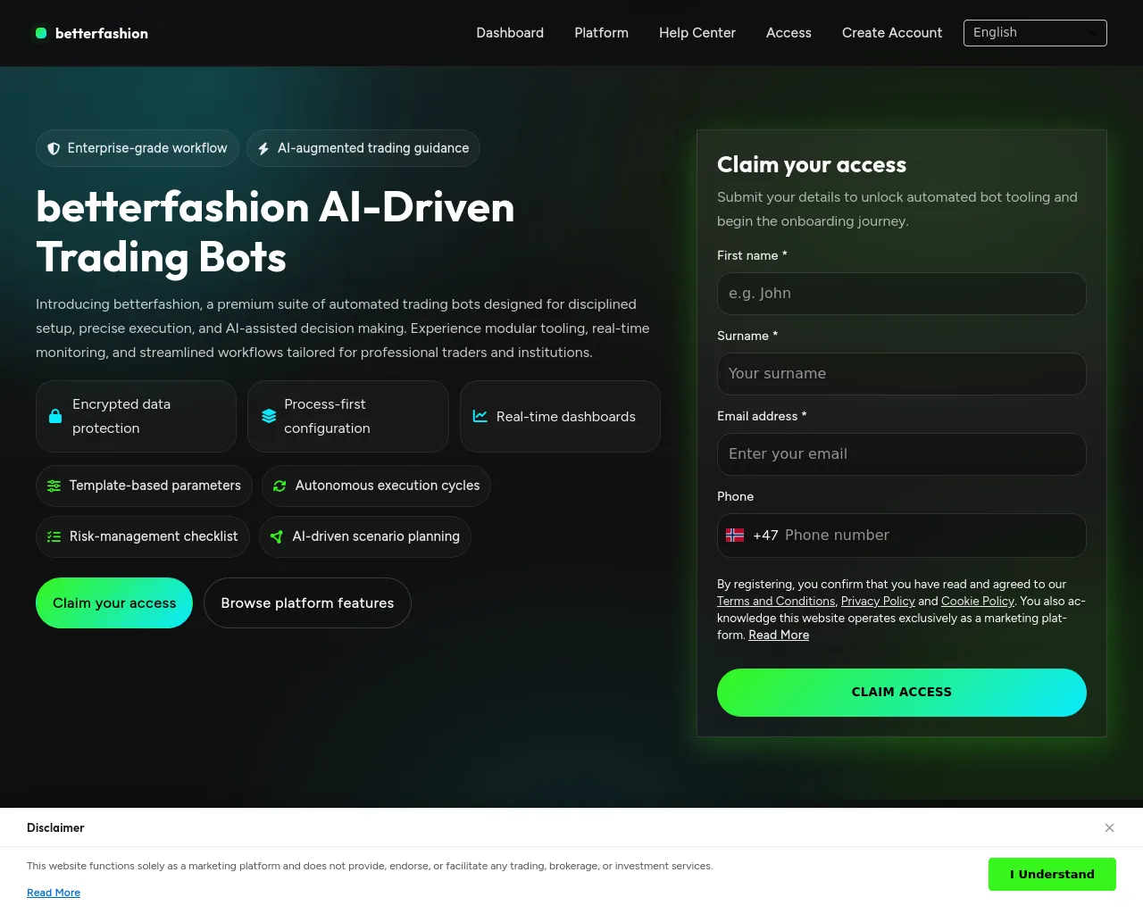 Screenshot of betterfashionengine.com