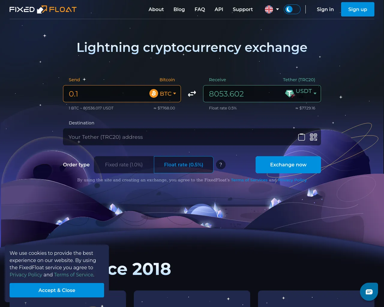 Screenshot of fixedfloat.payffhub.com