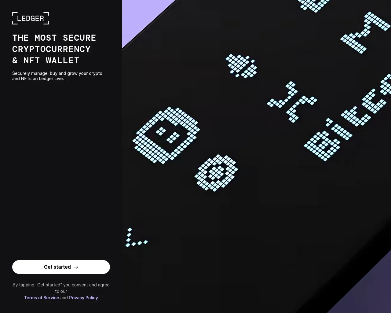 Screenshot of ledger-securedevice.com