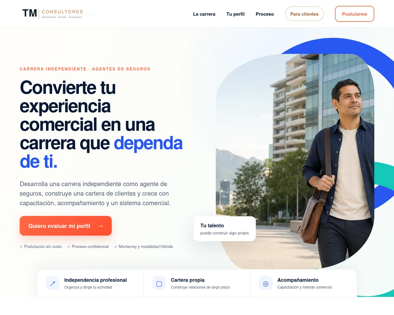 Screenshot of consultorestm.com