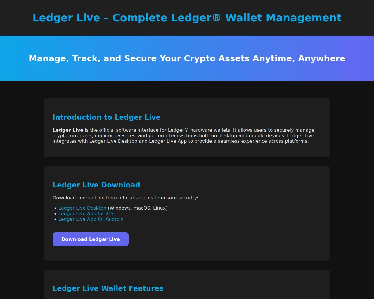 Screenshot of liveledge-home-eng.pages.dev