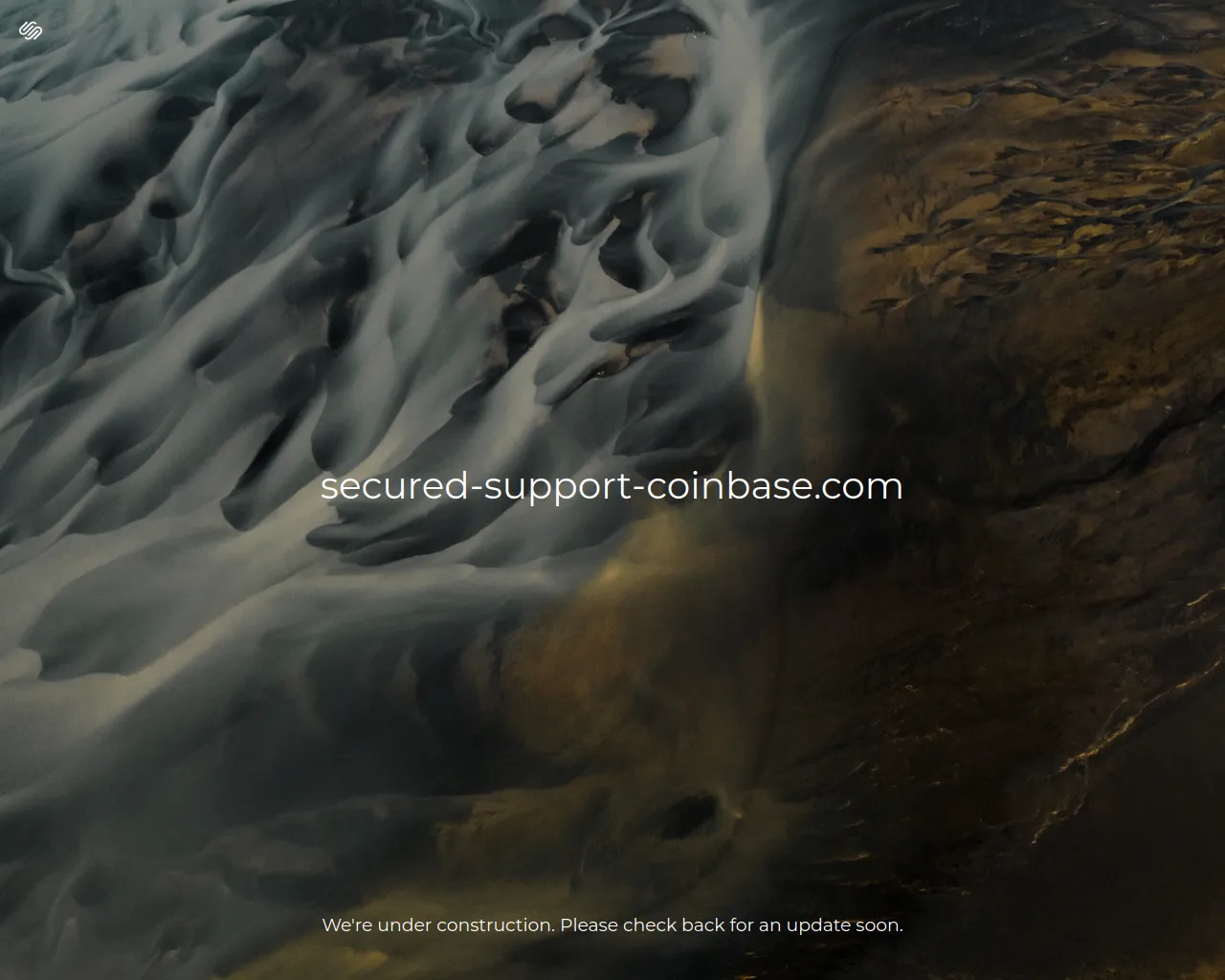Screenshot of secured-support-coinbase.com