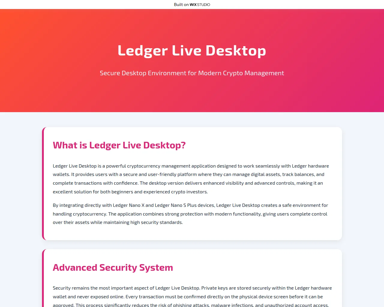Screenshot of margin-desktop.wixstudio.com