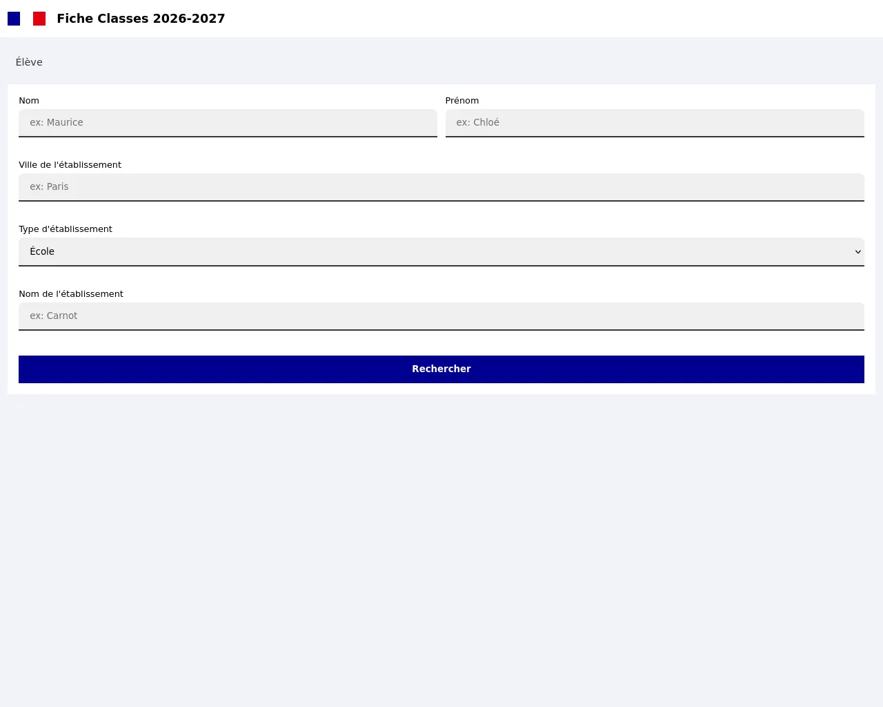 Screenshot of maficheclasse.com