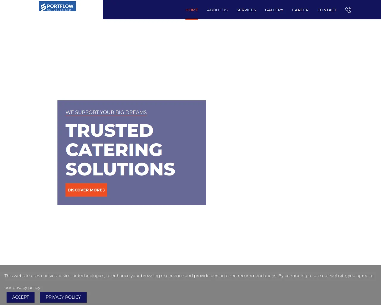 Screenshot of portflowltd.com