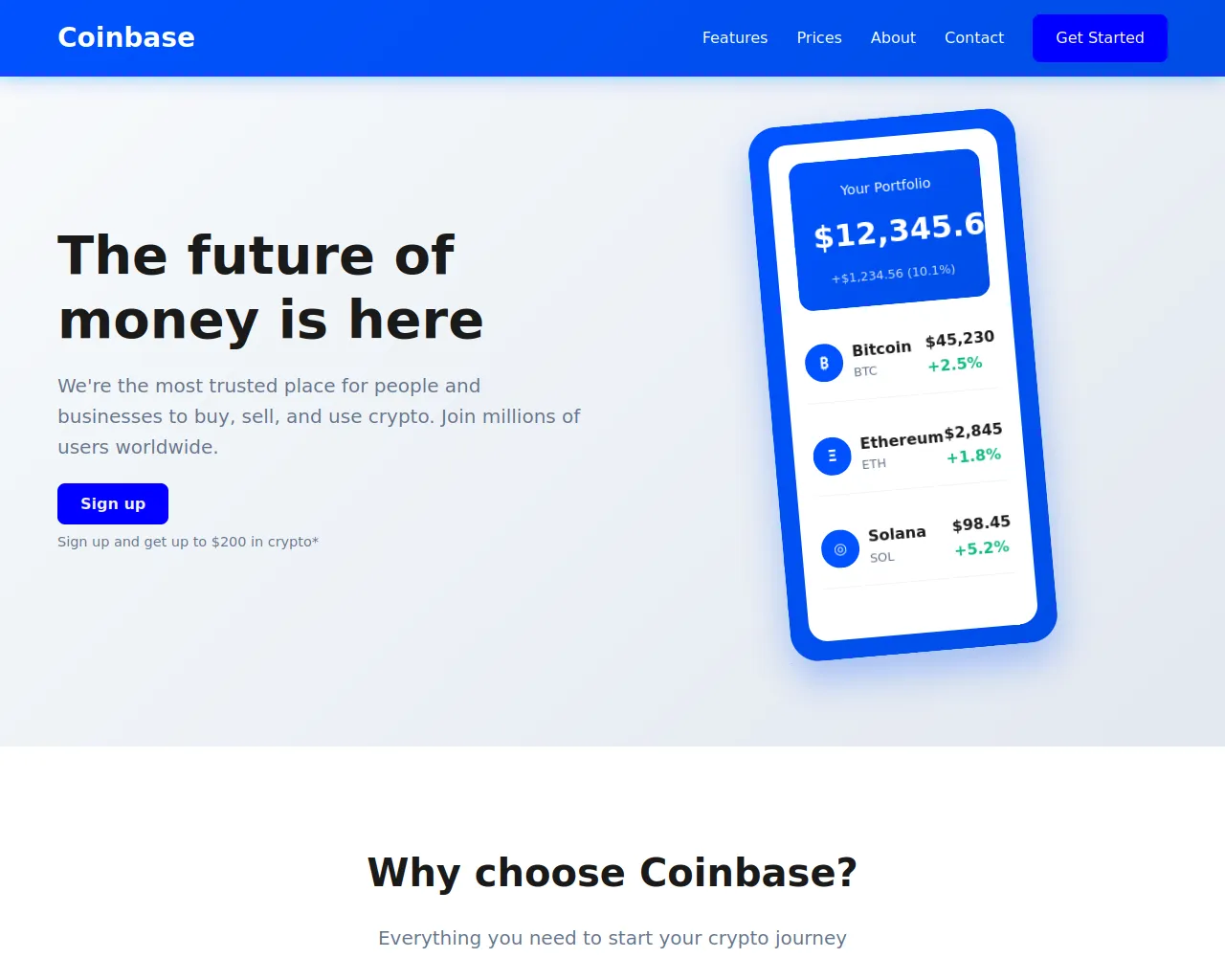 Screenshot of signin-coinbase.netlify.app