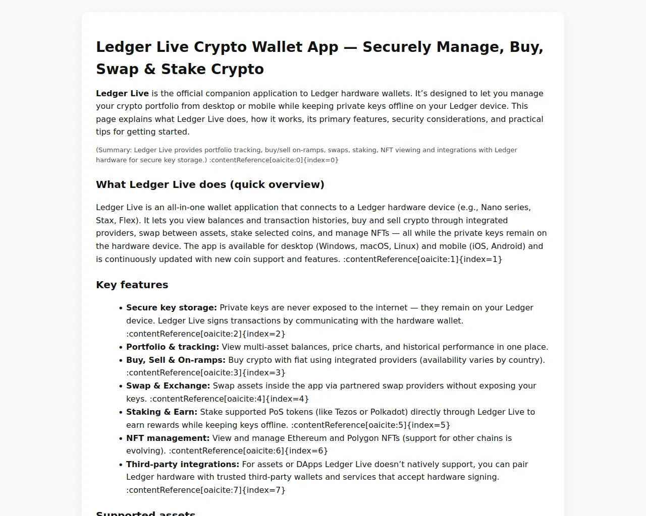 Screenshot of ledger-live-faq-dku.pages.dev