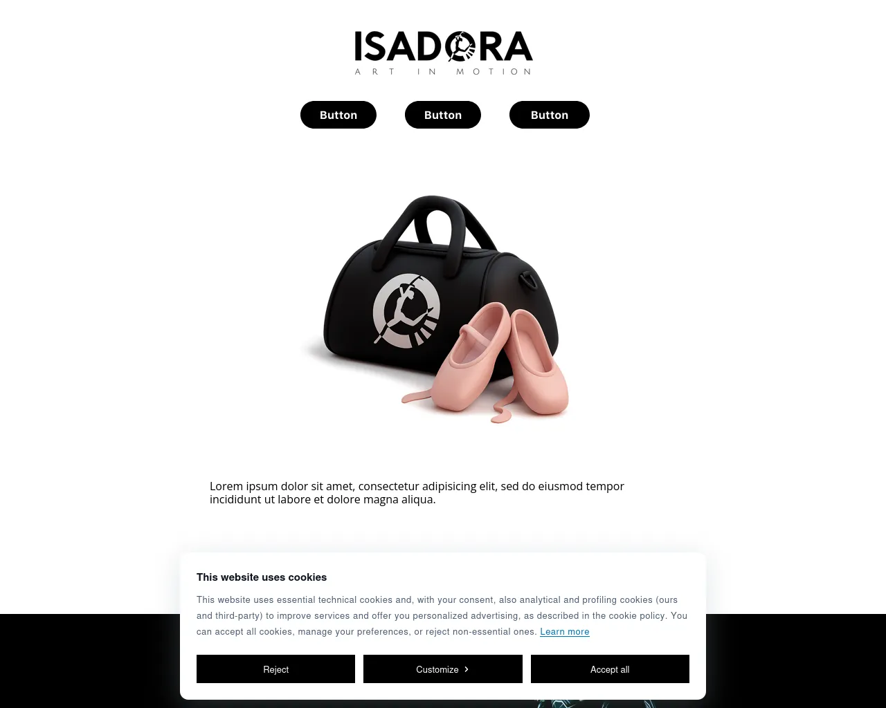 Screenshot of centrodanzaisadora.live