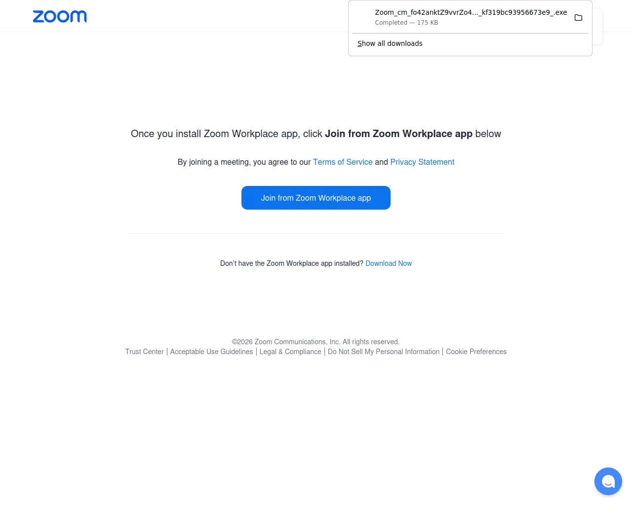 Screenshot of wwzoom.com