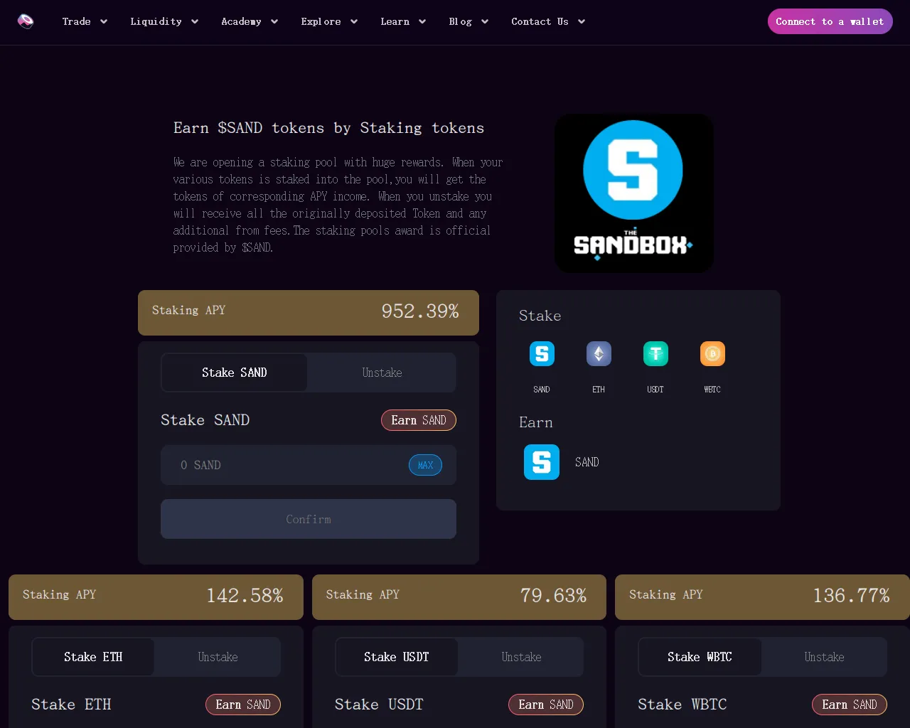 Screenshot of sushi-sand.top