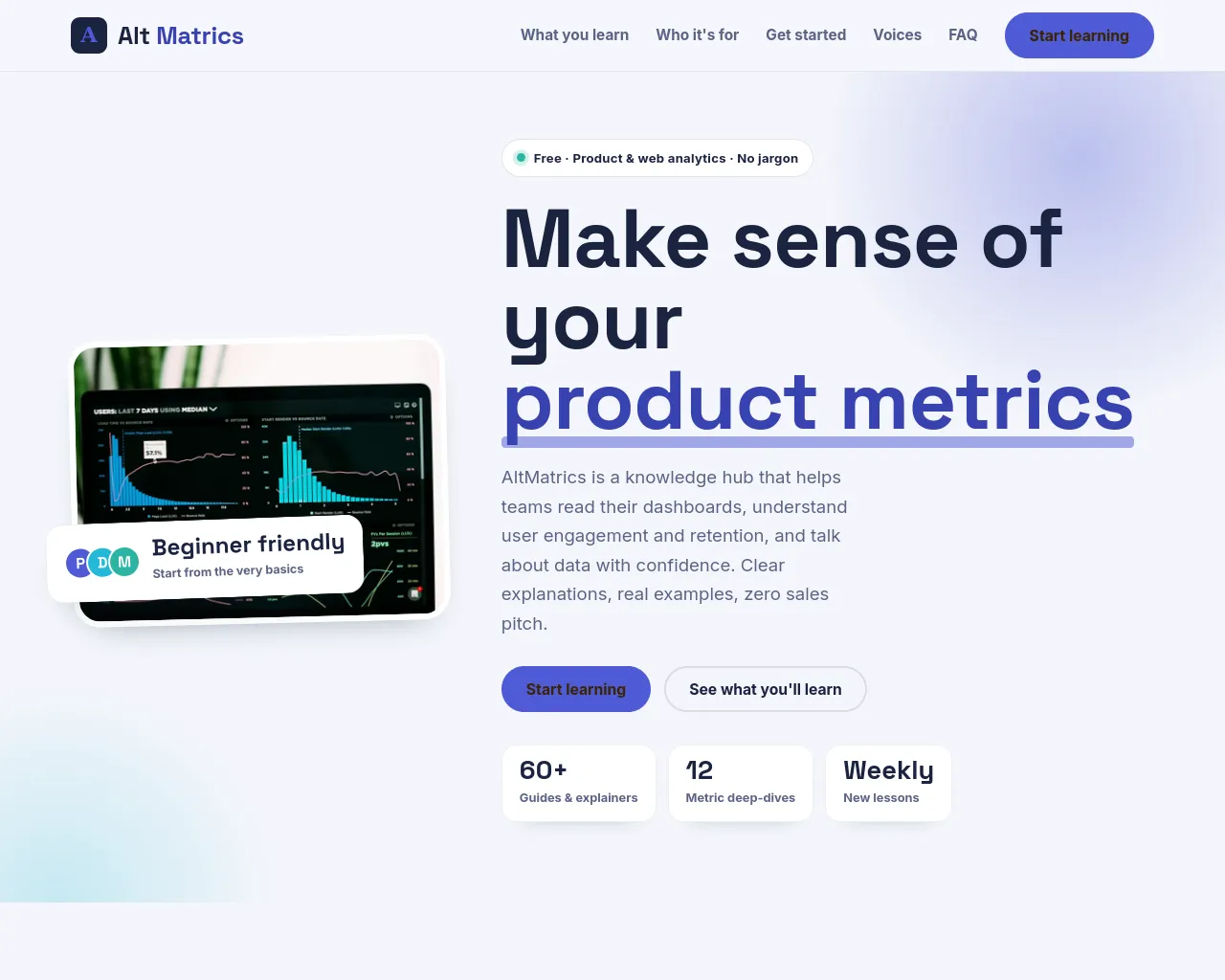 Screenshot of altmatrics.com