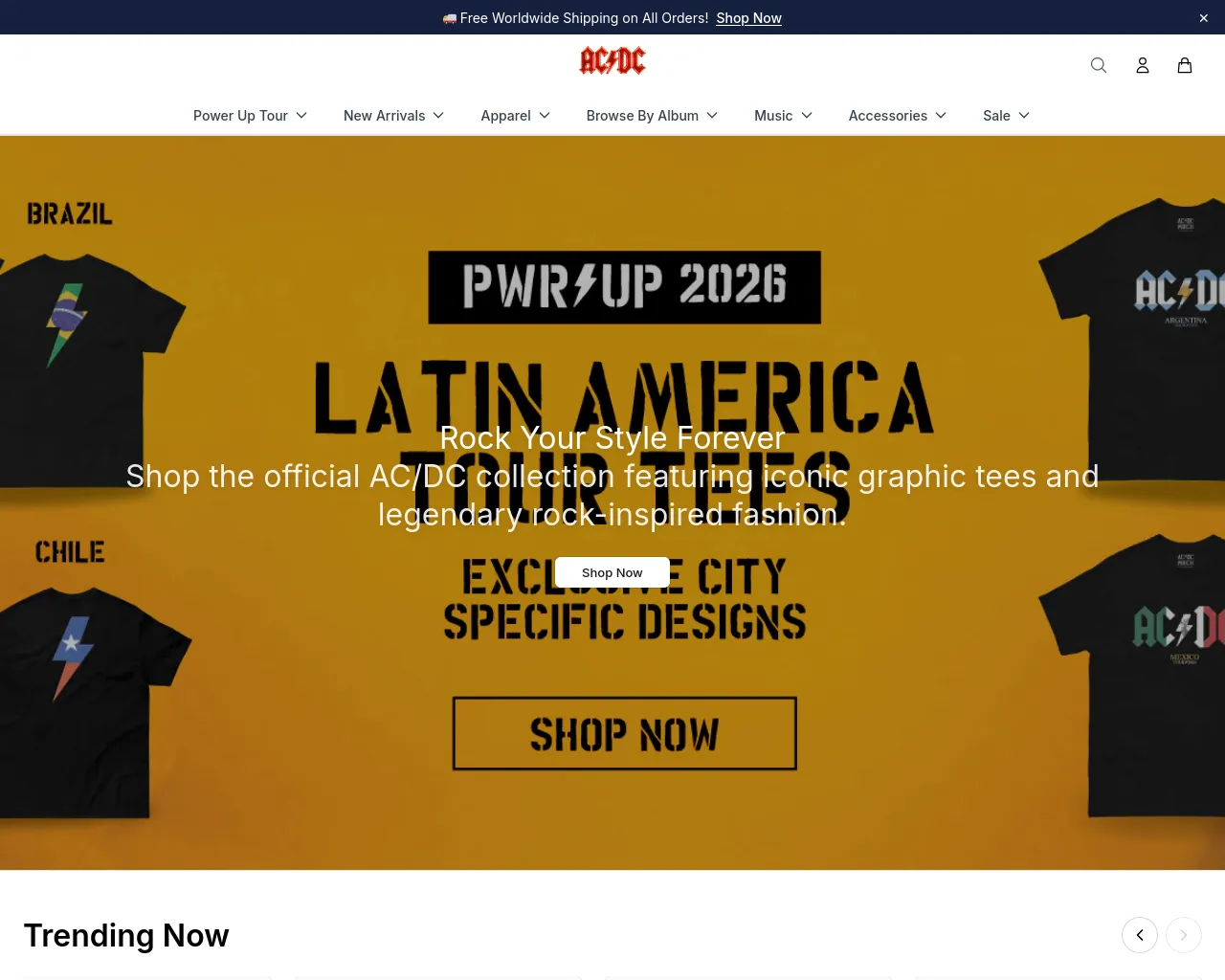 Screenshot of acdcfashion.shop