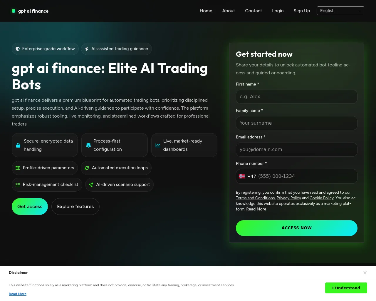 Screenshot of gptaifinance.shop