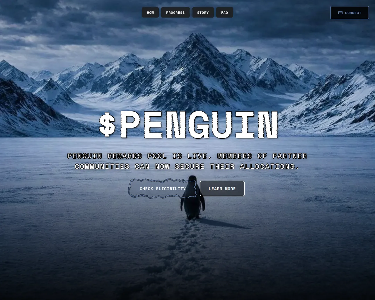 Screenshot of event-penguinonsol.fun