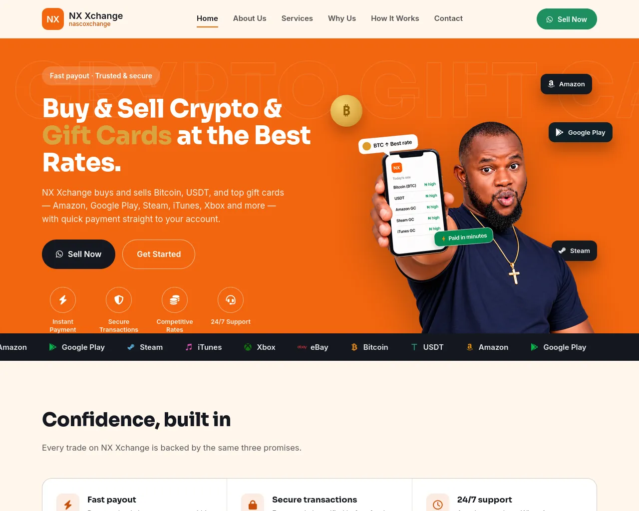 Screenshot of nxxchange.ajeflex.com