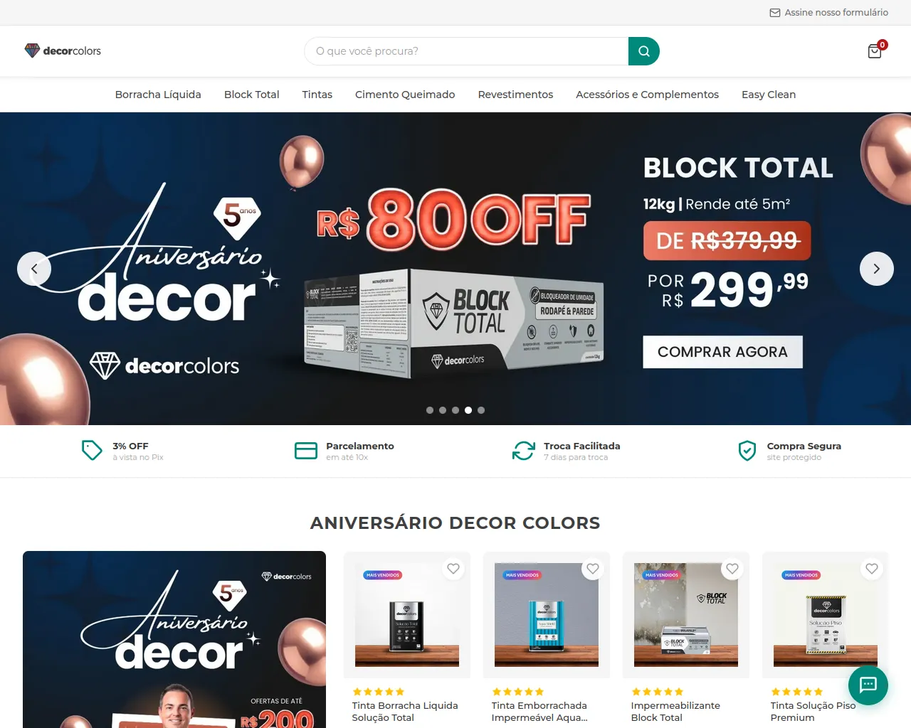 Screenshot of decorcoiors.com
