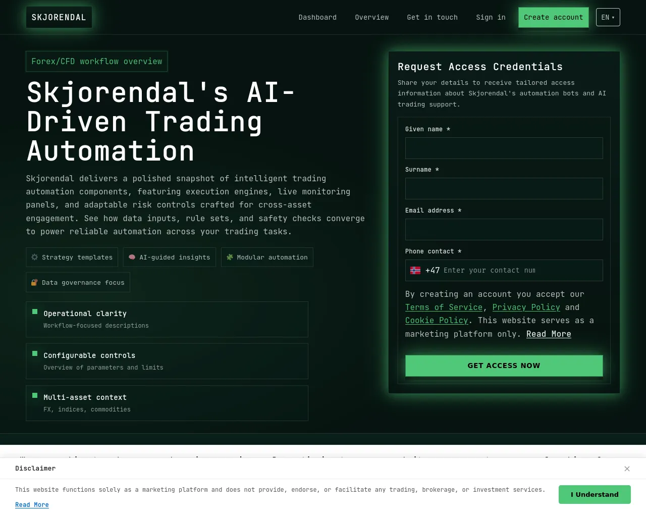 Screenshot of skjorendalsystem.com