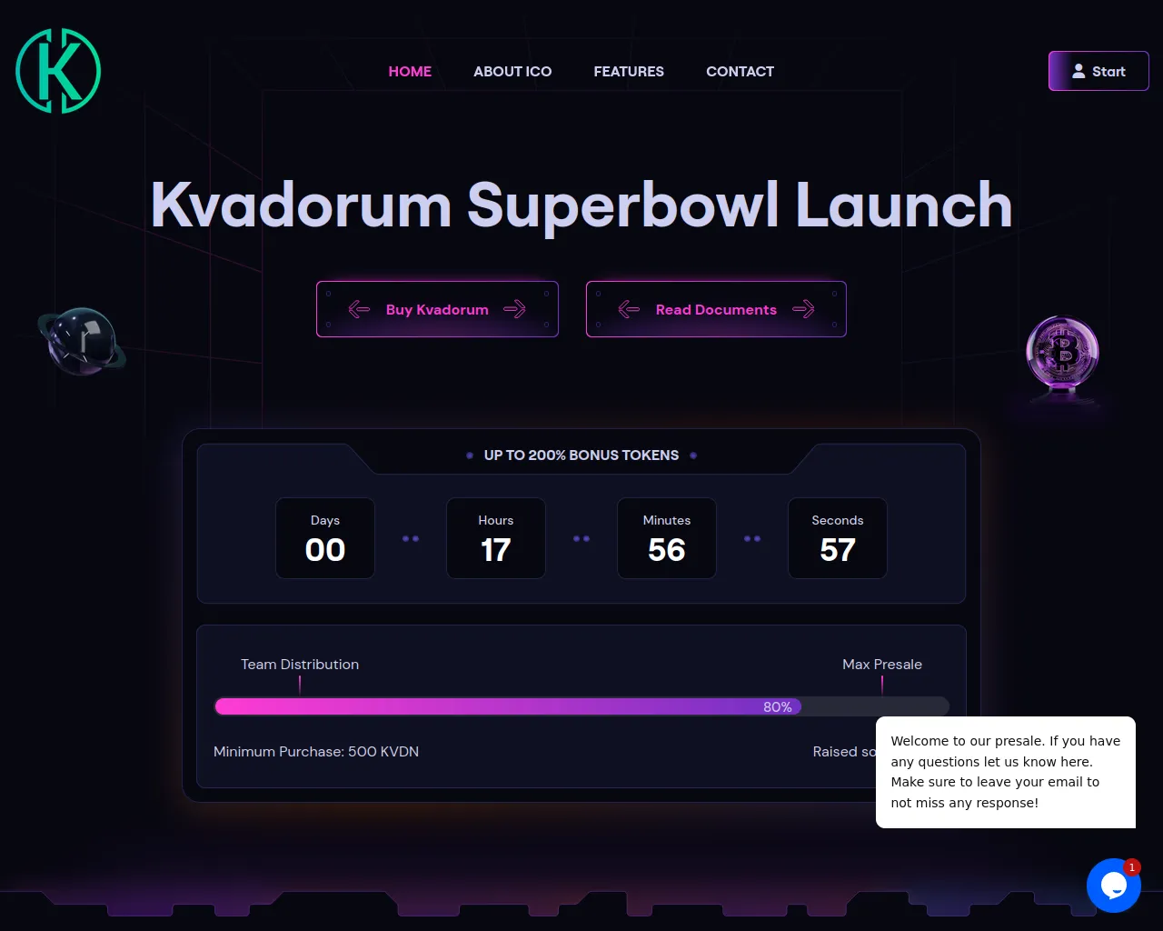Screenshot of kvadorum.com