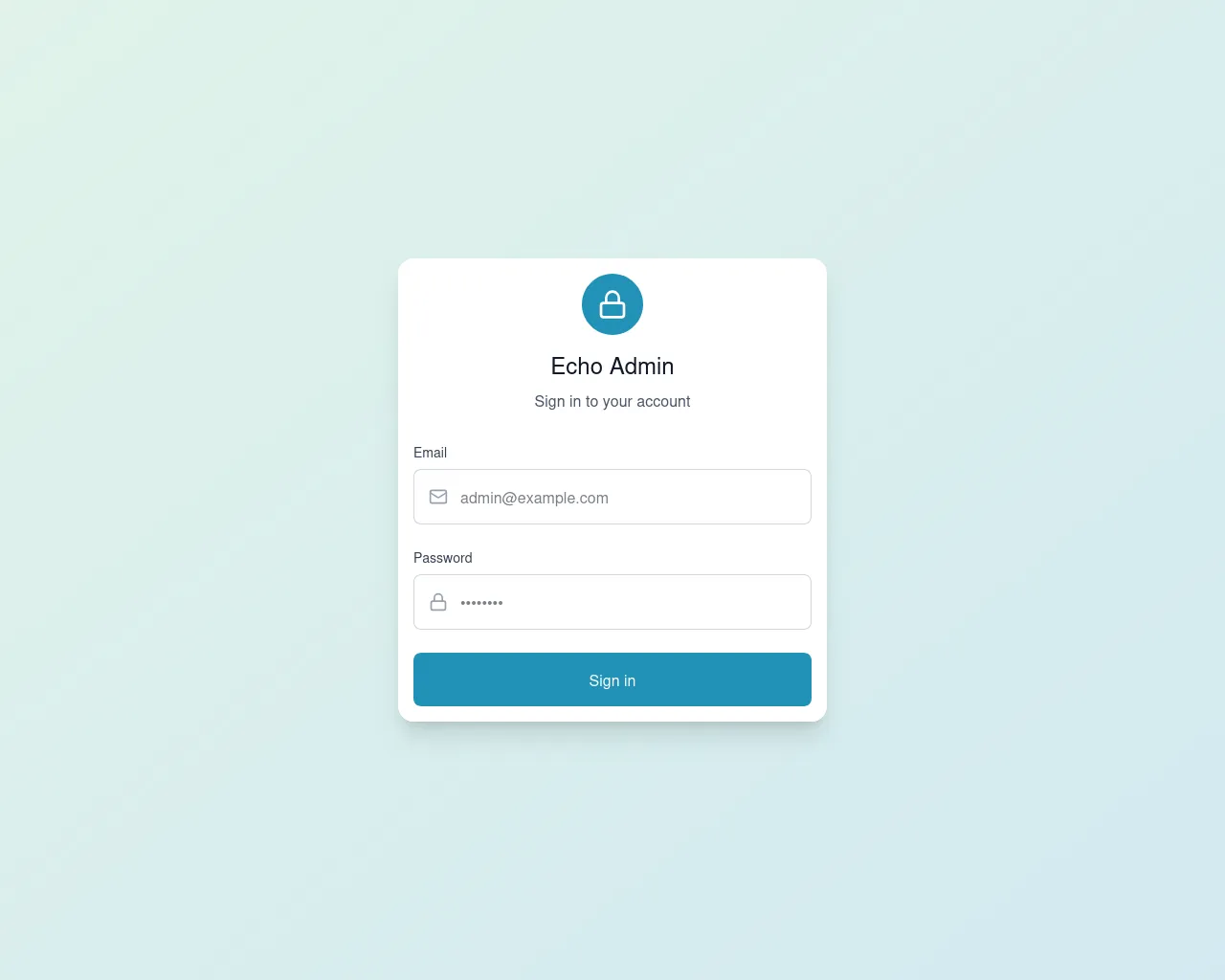 Screenshot of echo.bitstone.com
