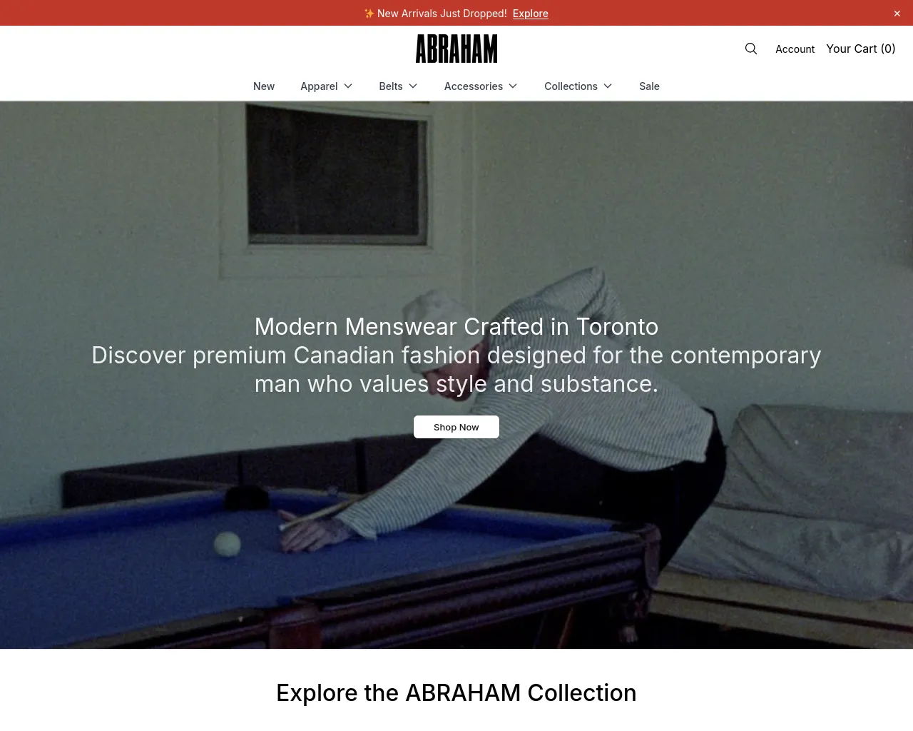 Screenshot of abrhm.shop
