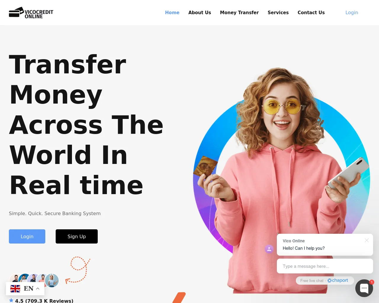 Screenshot of vicocredit.com