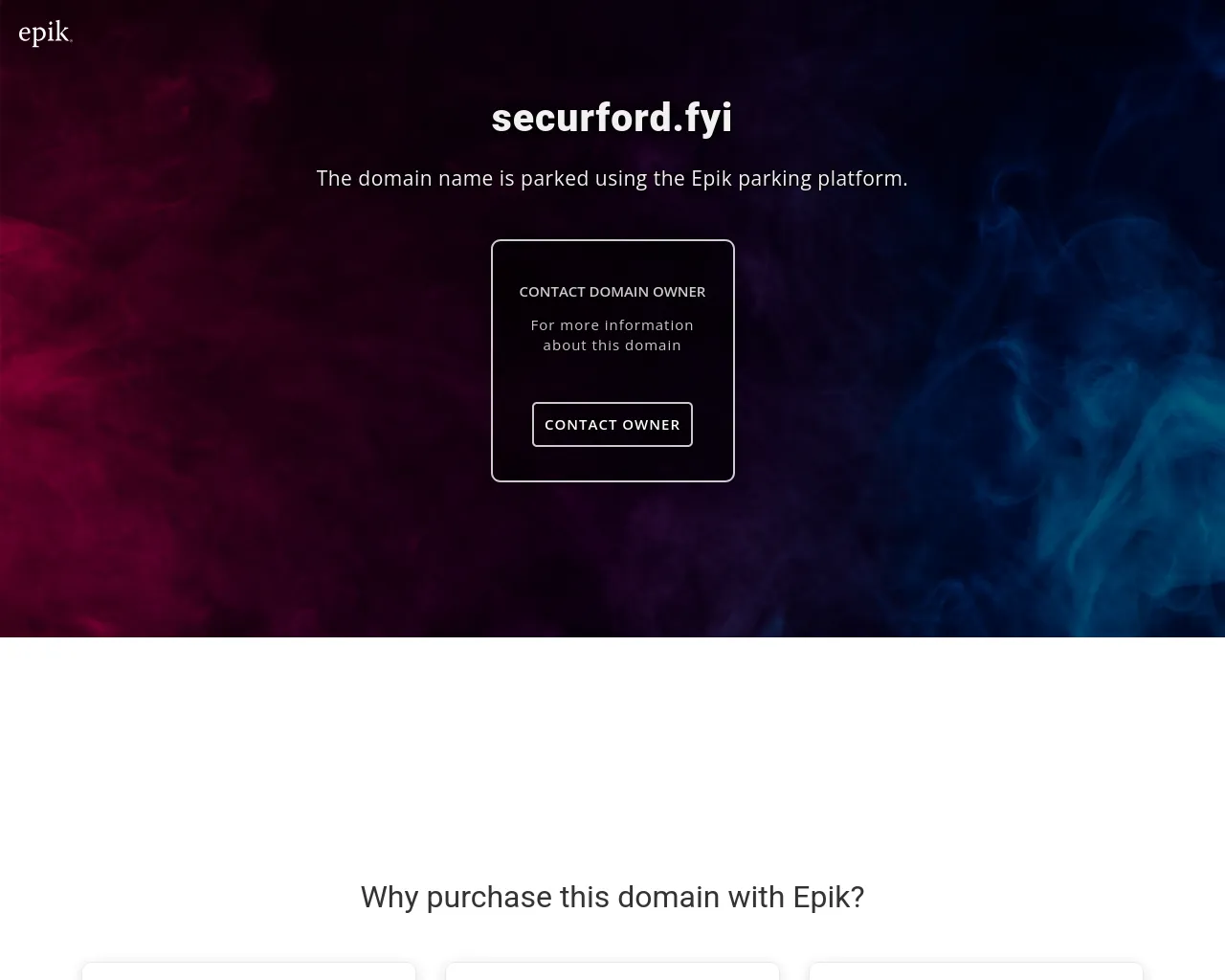 Screenshot of securford.fyi